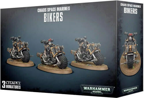 Games Workshop Chaos Space Marines Bikers