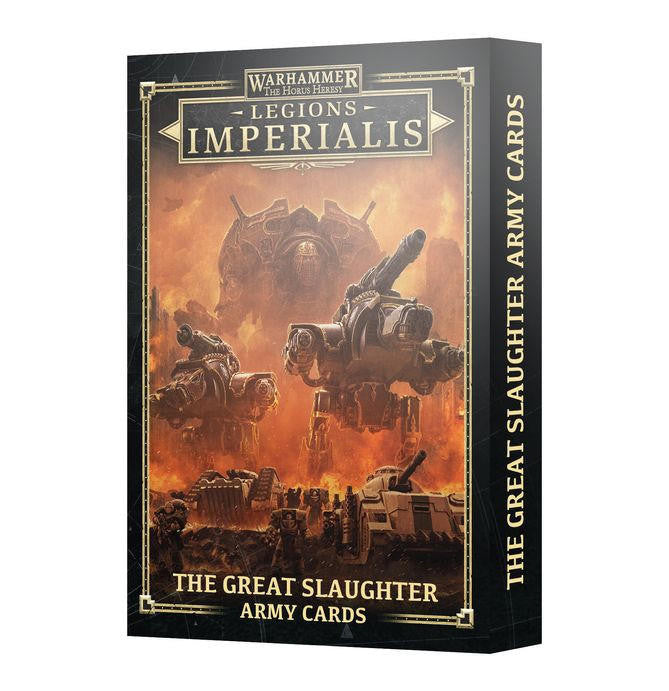 Games Workshop Horus Heresy: Legions Imperialis: The Great Slaughter Army Cards 