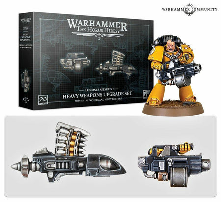 Games Workshop Legiones Astartes Missile Launchers and Heavy Bolters