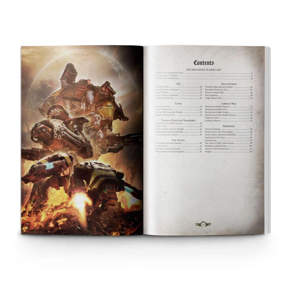Games Workshop Liber Mechanicum – Forces of the Omnissiah Army Book