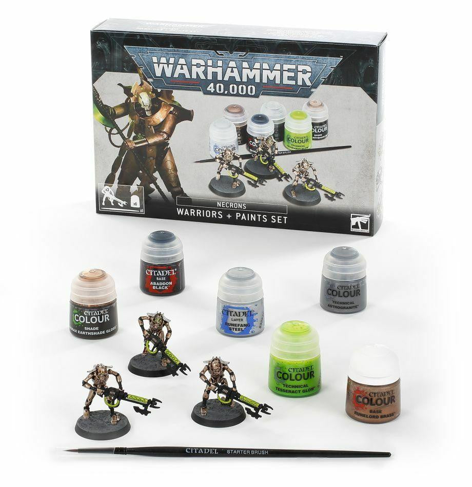 Games Workshop Necrons Warriors and Paint Set