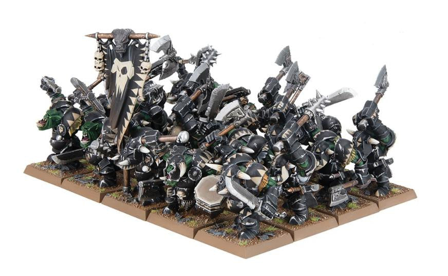 Games Workshop Orc & Goblin Tribes: Black Orc Mob 