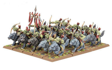 Orc & Goblin Tribes: Goblin Wolf Rider Mob