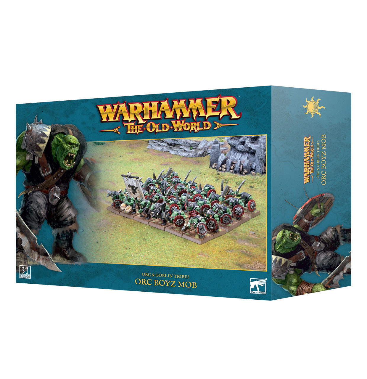 Games Workshop Orc & Goblin Tribes: Orc Boyz Mob 