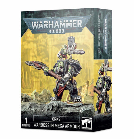 Games Workshop Orks Warboss in Mega Armor