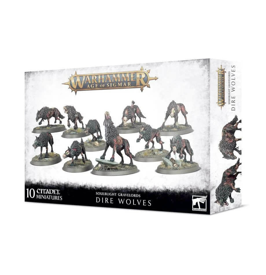 Games Workshop Soulblight Gravelords Dire Wolves