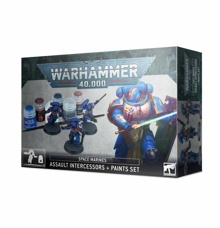 Games Workshop Space Marines Assault Intercessors Paints Set at Lionheart Hobby