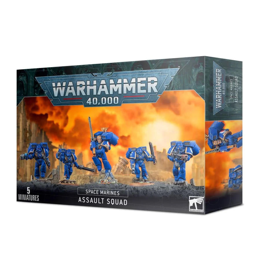 Games Workshop Space Marines Assault Squad at LionHeart Hobby
