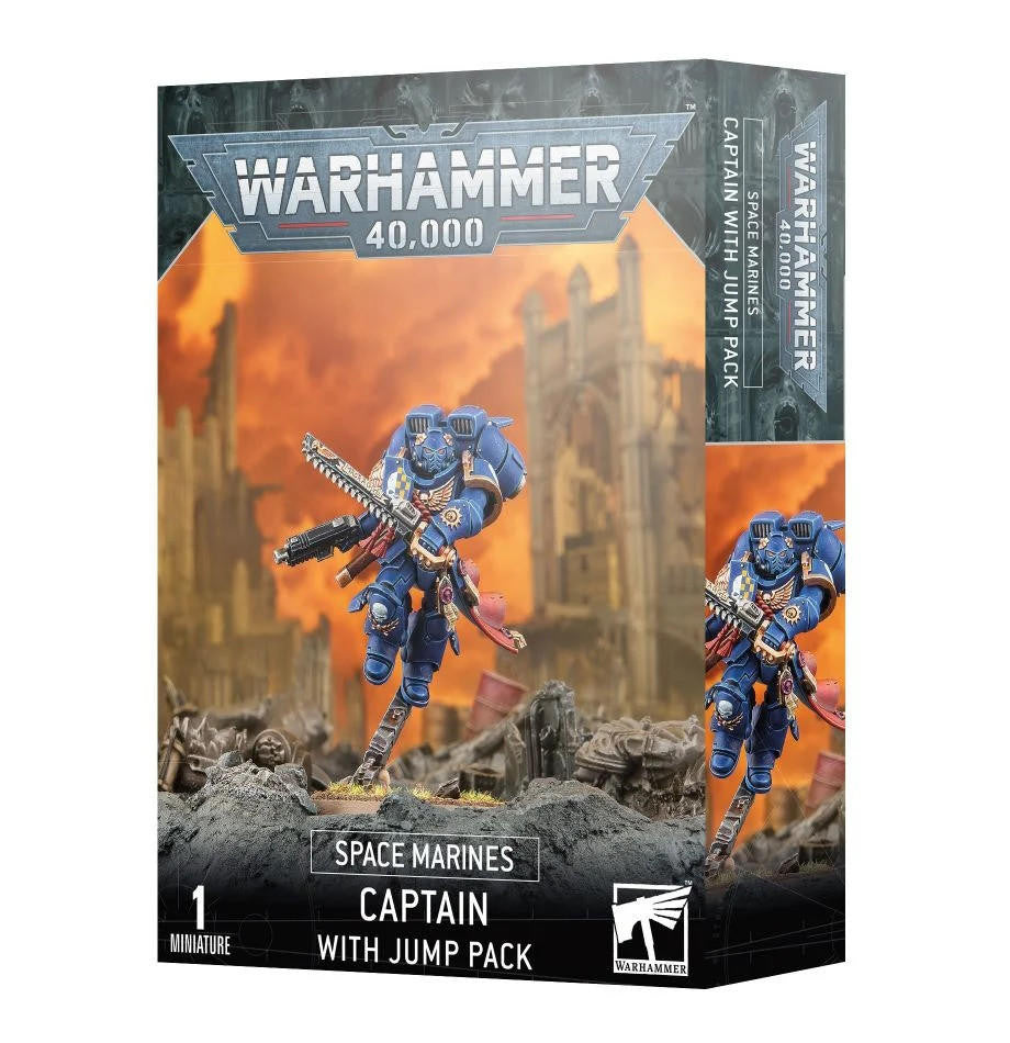 Games Workshop Space Marines: Captain With Jump Pack 