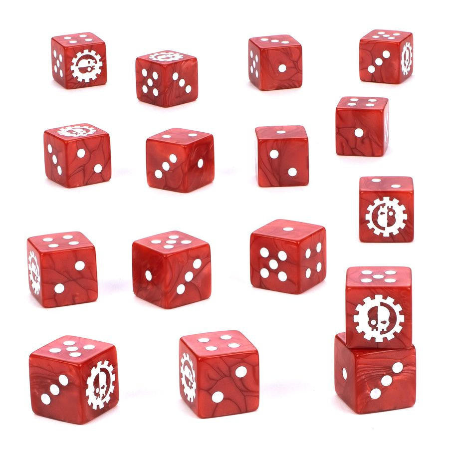 Games Workshop Warhammer 40000: Adeptus Mechanicus Dice 