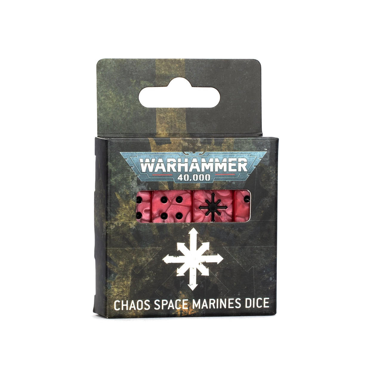 Games Workshop Warhammer 40000: Chaos Space Marines Dice Set 