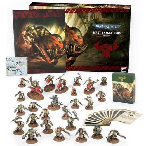 Games Workshop Warhammer 40K Beast Snagga Orks Army Set