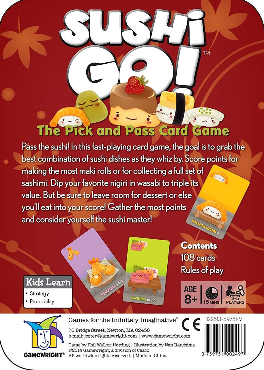 Gamewright Sushi Go! 