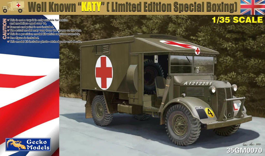 Gekko 1/35 British Katy K2/Y Heavy Ambulance Limited Edition 350070