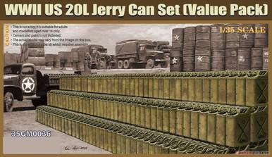 Gekko 1/35 US Jerry Can 20L Value Pk 350036 