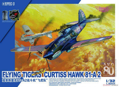 1/32 Curtiss P-40B Tomahawk (Hawk 81A2) AVG 3201