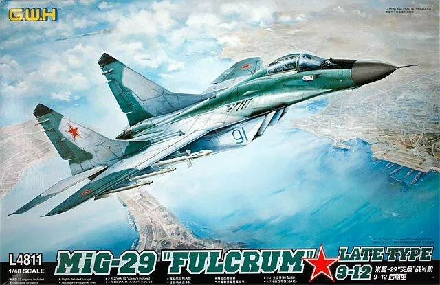 Great Wall 1/48 MiG-29 Fulcrum 9-12 Late Type 4811