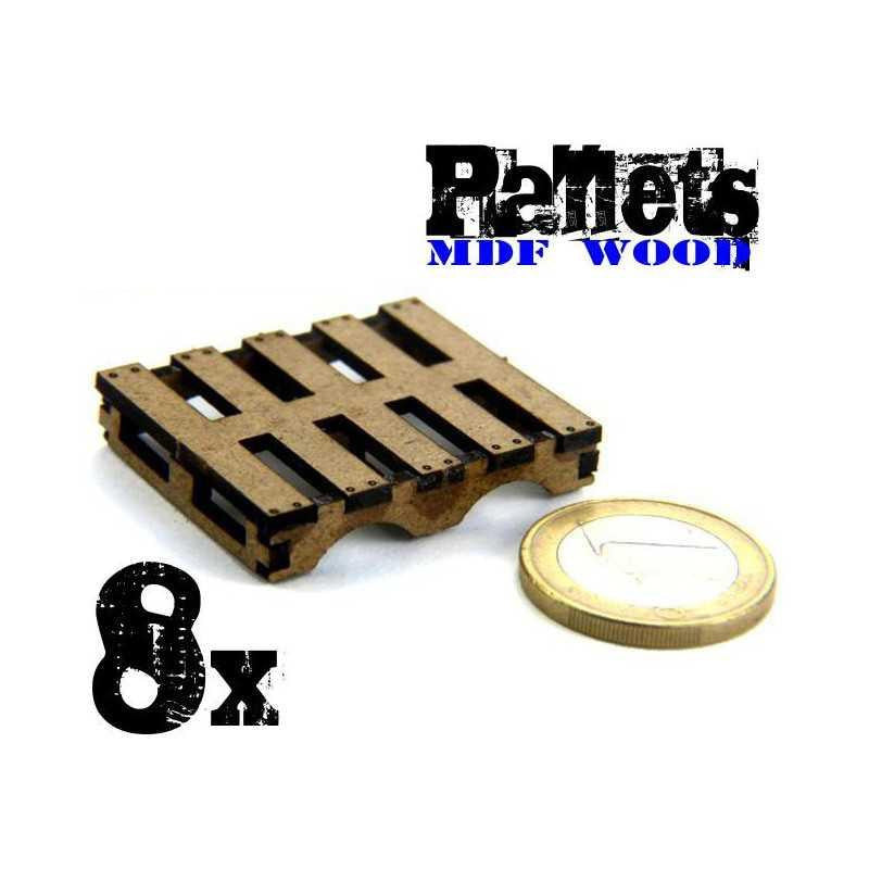 Green Stuff World 8x Laser Cut PALLETS 