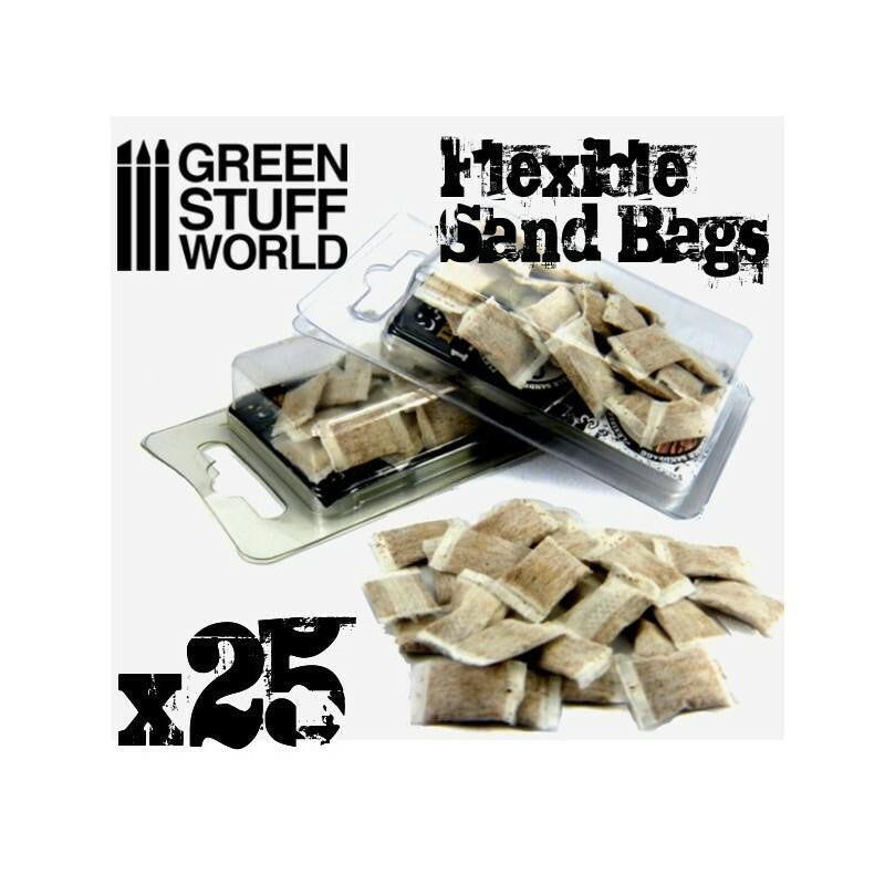 Green Stuff World Flexible SANDBAGS x25