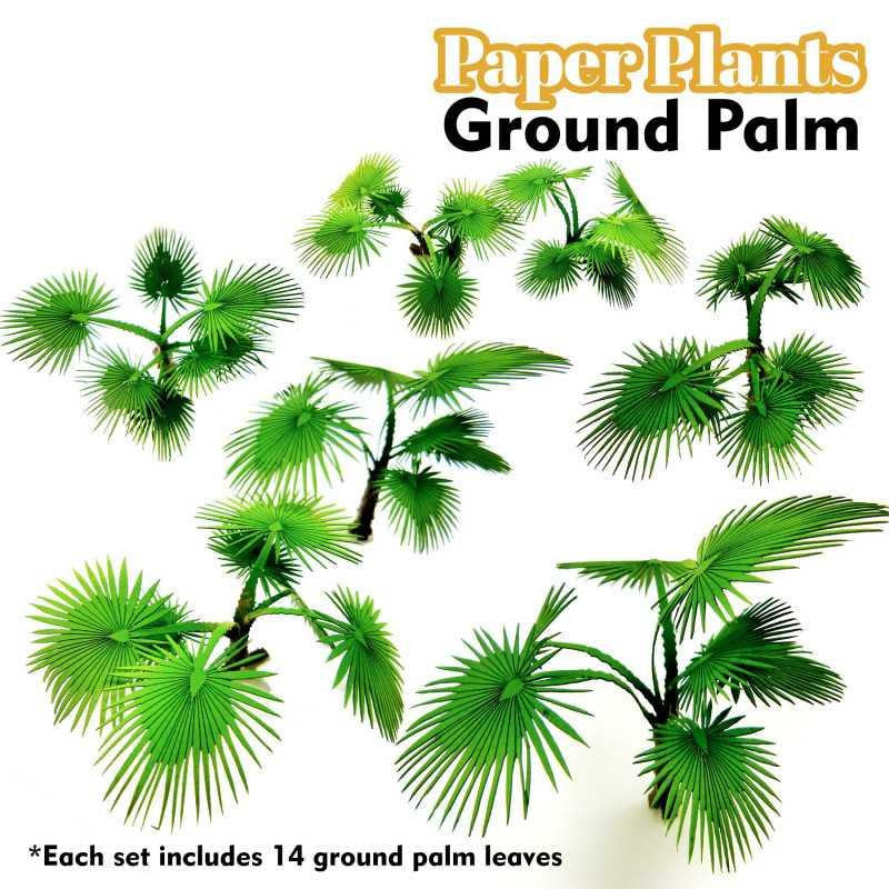 Green Stuff World Paper Plants - Ground Palm 