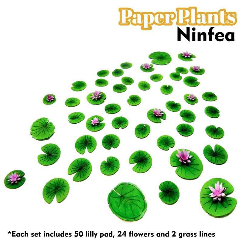 Green Stuff World Paper Plants - Lilly Pads 