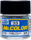 Flat Black Mr.Color 10ml C033