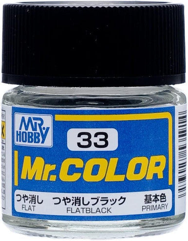 Flat Black Mr.Color 10ml C033