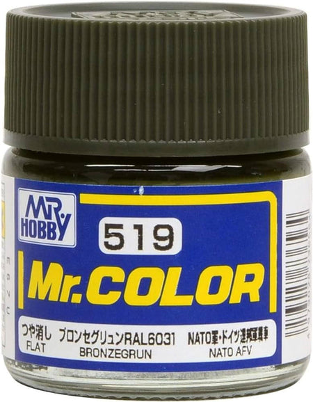 Gunze Sangyo Flat Bronzegrun RAL8031 Mr.Color 10ml C519 
