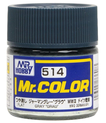 Gunze Sangyo Flat Gray 'Grau' Mr.Color 10ml C514 