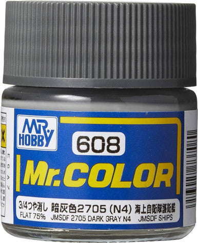 Flat JMSDF 2705 Dark Gray (N4) Mr.Color 10ml C608