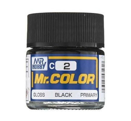 Gunze Sangyo Gloss Black MrColor 10ml C002 at LionHeart Hobby