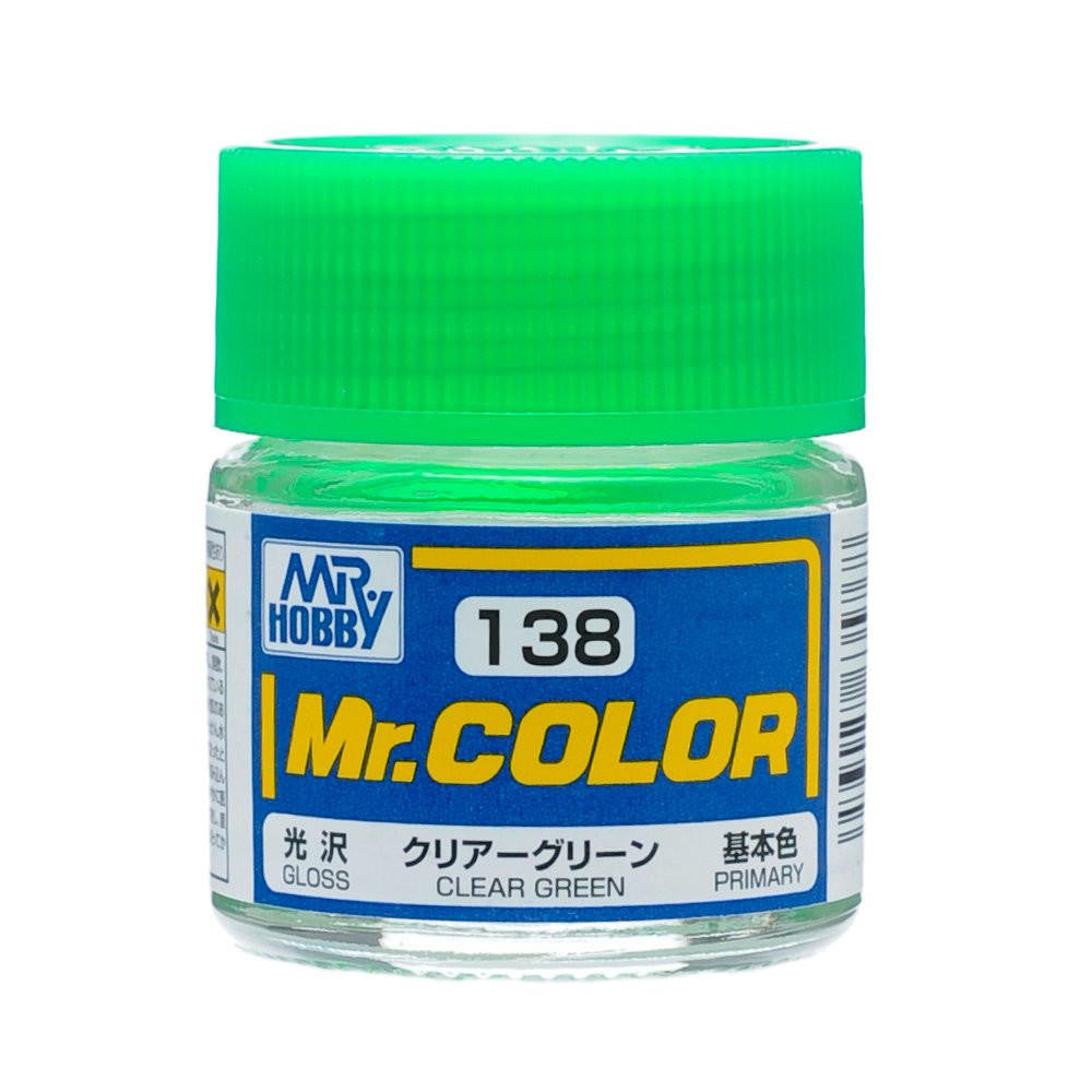 Gunze Sangyo Gloss Clear Green Mr.Color 10ml C138 