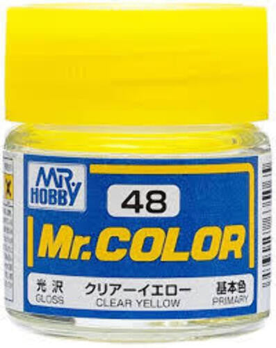 Gunze Sangyo Gloss Clear Yellow Mr.Color 10ml C048 
