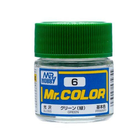 Gunze Sangyo Gloss Green MrColor 10ml C006 at LionHeart Hobby