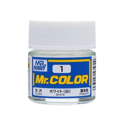 Gunze Sangyo Gloss White MrColor 10ml C001 at LionHeart Hobby