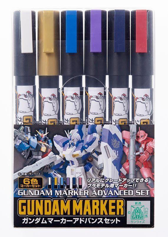 Gunze Sangyo Gundam Marker Advanced Set GMS124 