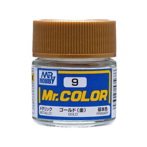 Gunze Sangyo Metallic Gold MrColor 10ml C009 at LionHeart Hobby