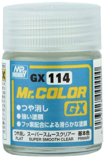 Mr. Super Smooth Clear Flat 18ml GX114