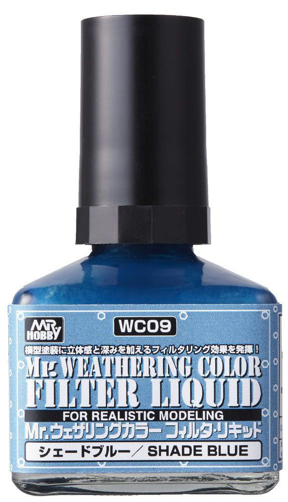 Gunze Sangyo Mr. Weathering Color Filter Blue 40ml WC09 