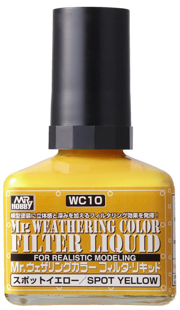 Gunze Sangyo Mr. Weathering Color Filter Yellow 40ml WC10 