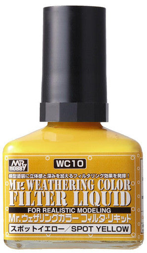 Mr. Weathering Color Filter Yellow 40ml WC10