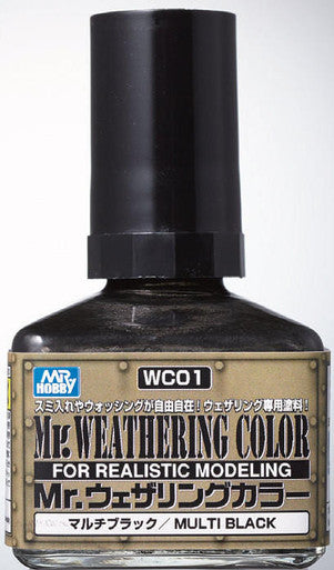 Mr. Weathering Color Multi Black 40ml WC01