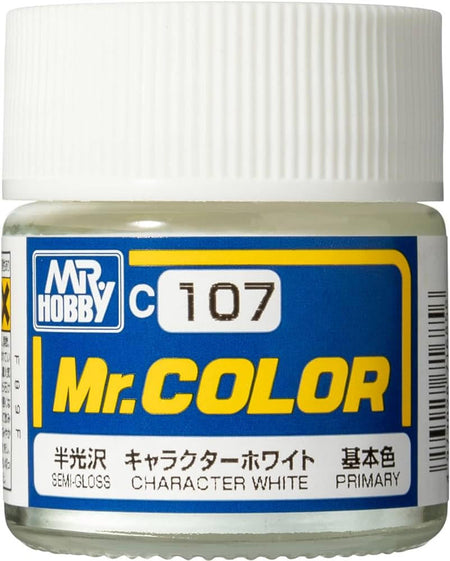 Gunze Sangyo Semi-Gloss Character White Mr.Color 10ml C107 