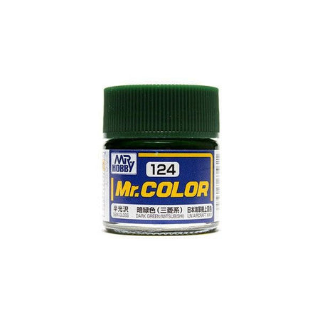 Gunze Sangyo Semi-Gloss Dark Green (Mitsubishi) Mr.Color 10ml C124 