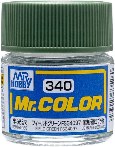 Semi-Gloss Field Green FS34097 Mr.Color 10ml C340