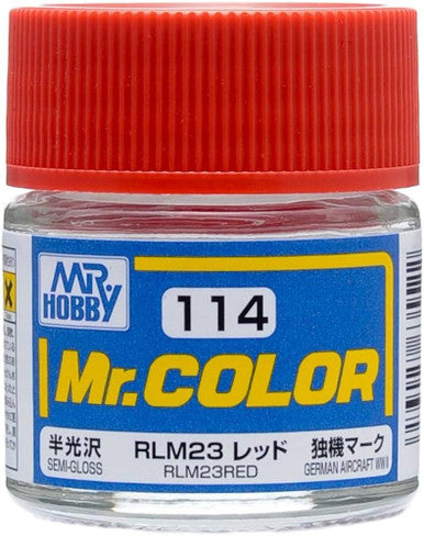 Semi-Gloss Red RLM23 Mr.Color 10ml C114
