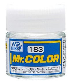 Gunze Sangyo Semi-Gloss Super Clear Gray Tone Mr.Color 10ml C183 