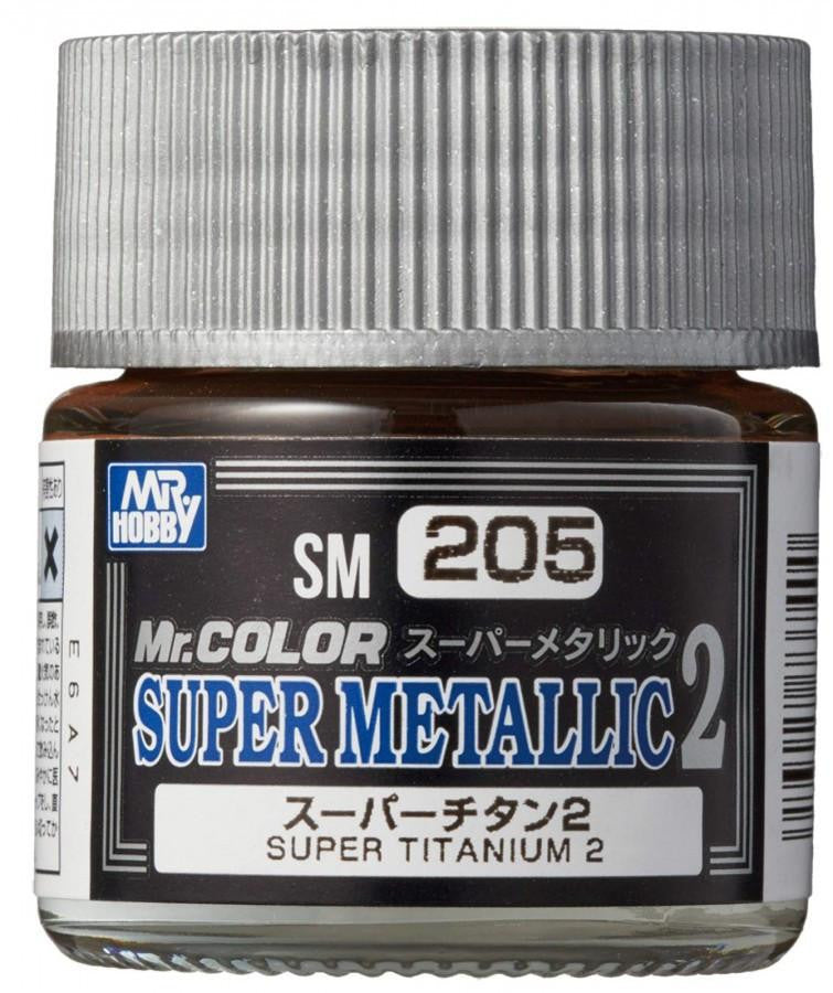 Metallic 2 Super Metallic 2 Titanium Lacquer Mr.Color 10ml SM205