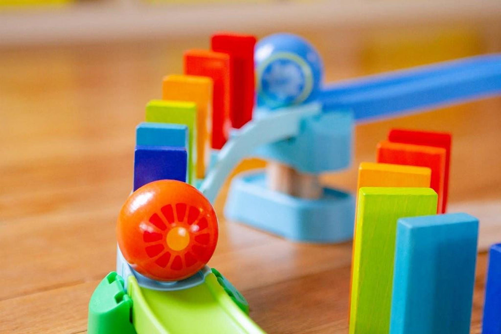 HABA USA Kullerbu Kringel Domino Play Track Starter Set 
