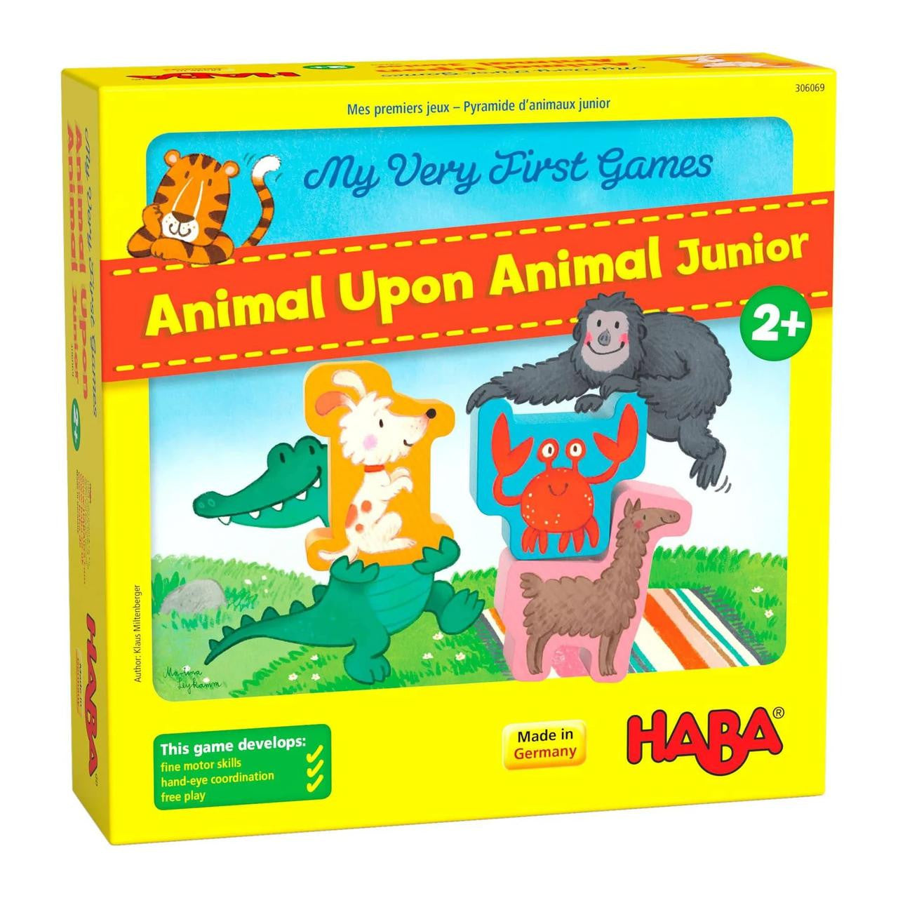 HABA USA My Very First Game: Animal Upon Animal Jr. 